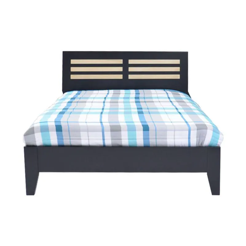 CAMA IBG TENDENZA 1.60 X 1.90 M NEGRO