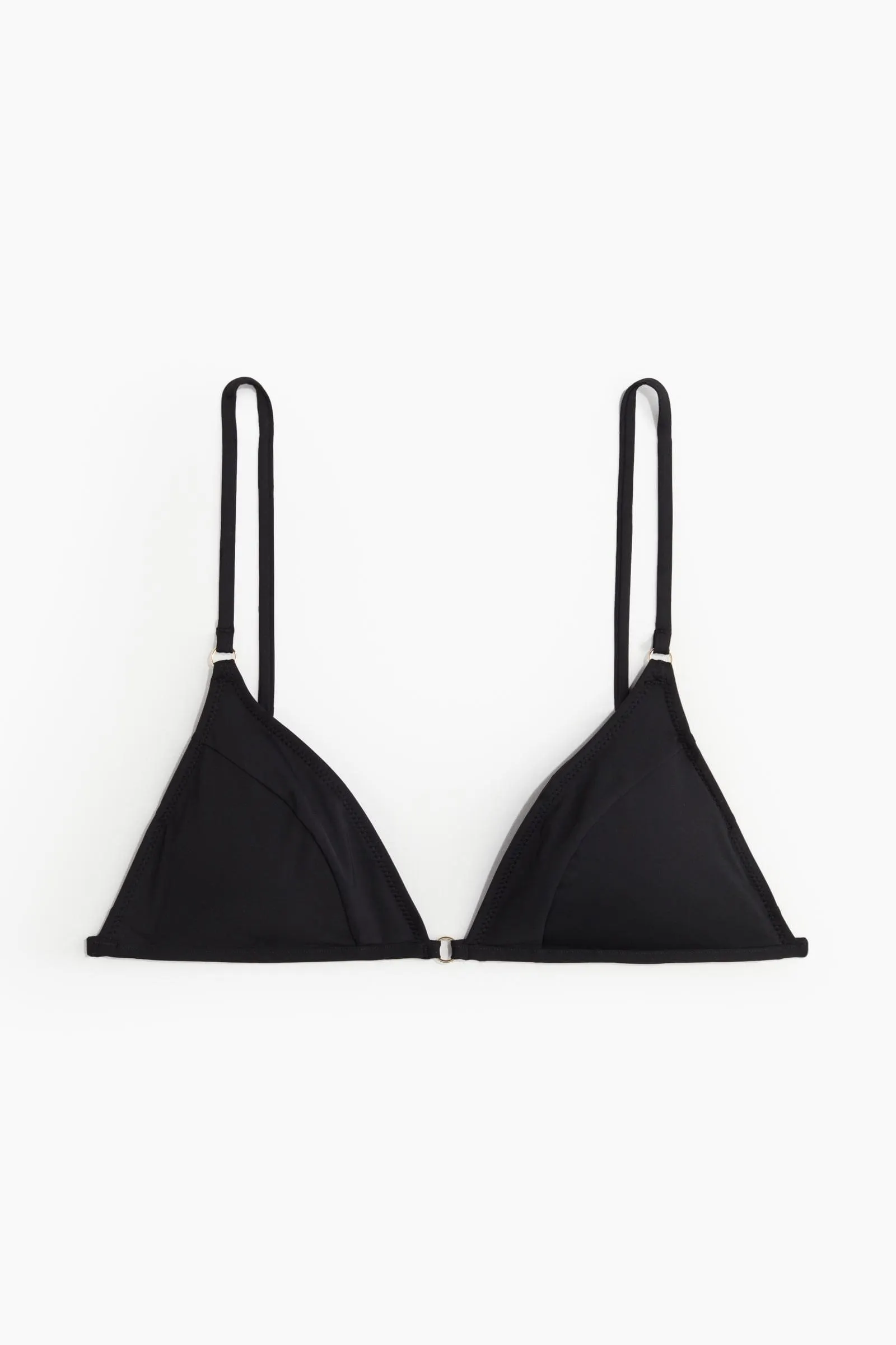 Top de bikini triangular con relleno