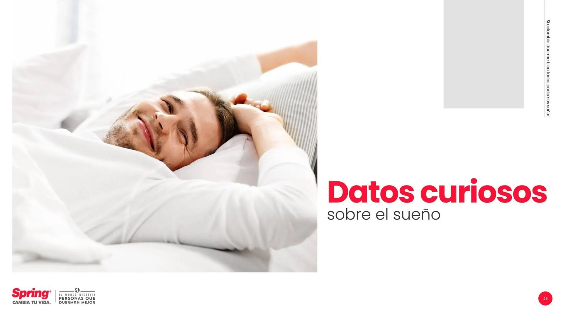 Catalogo de Catálogo Colchones Spring 3 de septiembre al 30 de septiembre 2025 - Pag 29