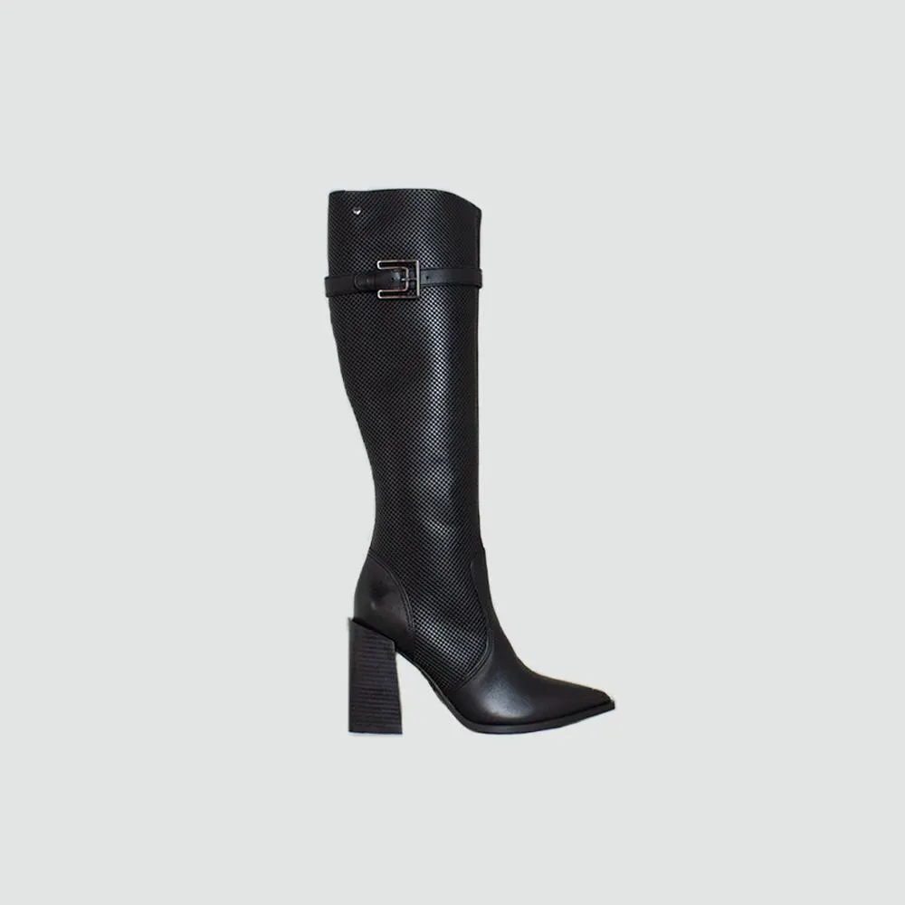 BOTAS PARA MUJER FERNI CUERO NEGRO