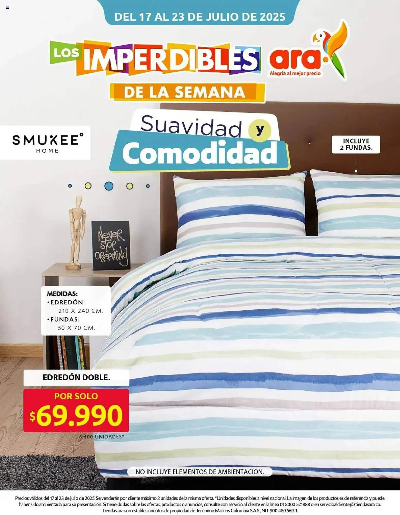 Catalogo de Catálogo Ara 17 de julio al 23 de julio 2025 - Pag 1