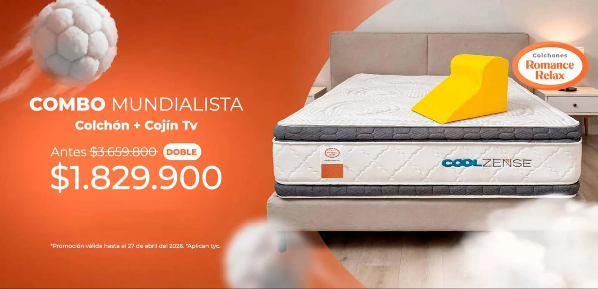 Catalogo de Catálogo Colchones Romance Relax 16 de abril al 27 de abril 2026 - Pag 2