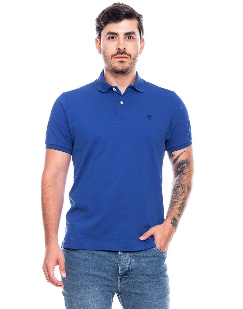 Polo Unicolor Logo Estampado Eco Recycle