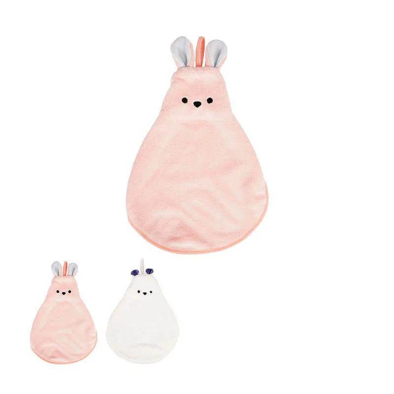 Toalla para Manos en Forma de Animal Rosa