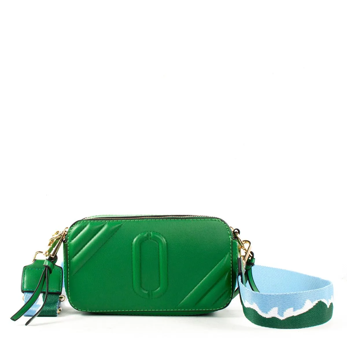 Bolso tipo bandolera color verde, para dama