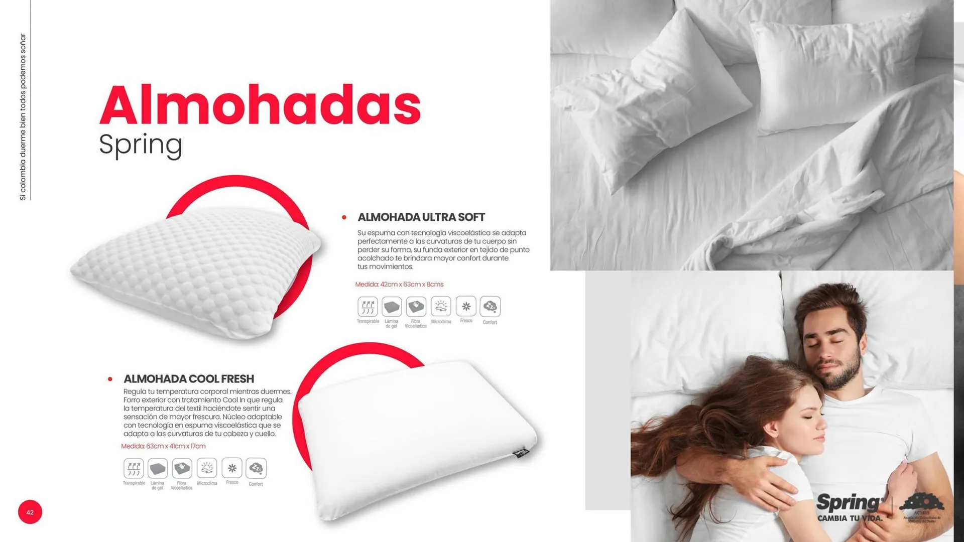 Catalogo de Catálogo Colchones Spring 3 de septiembre al 30 de septiembre 2025 - Pag 42