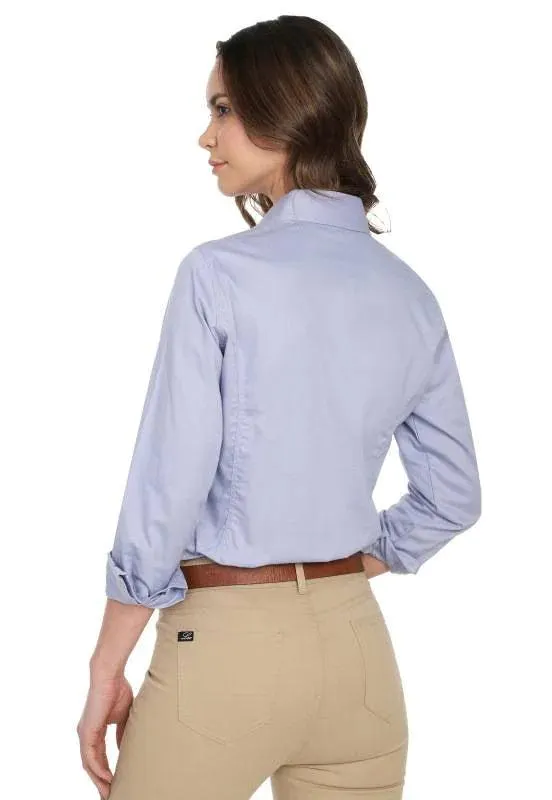 Blusa Basic Fem Manga Larga Lec Lee para Mujer - Azul Claro