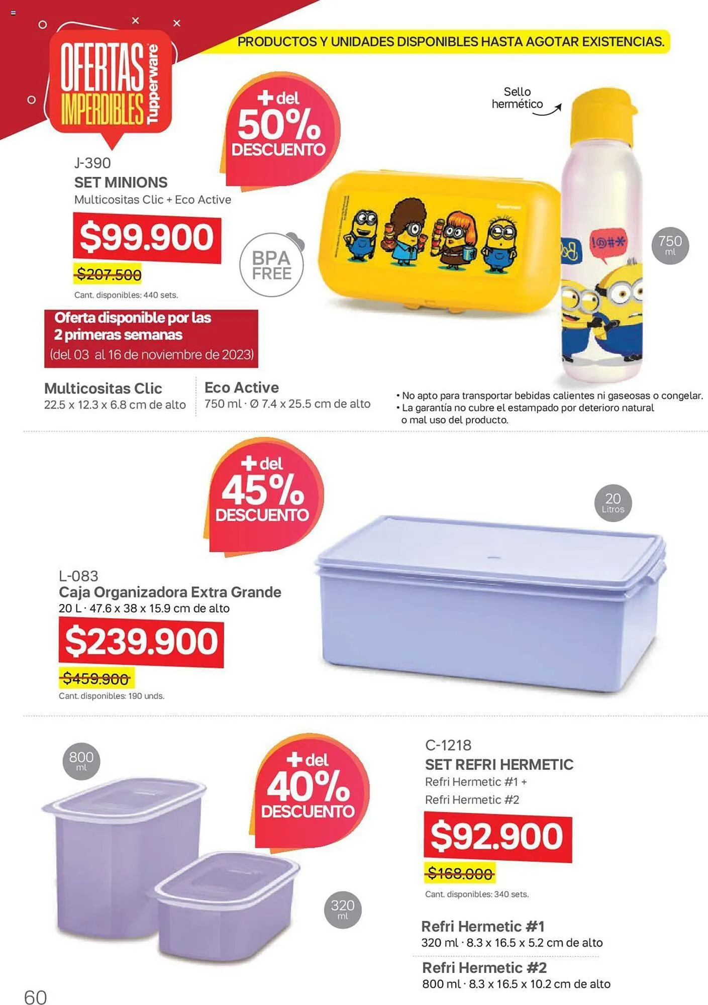 Catalogo de Catálogo Tupperware 3 de noviembre al 30 de noviembre 2023 - Pag 60