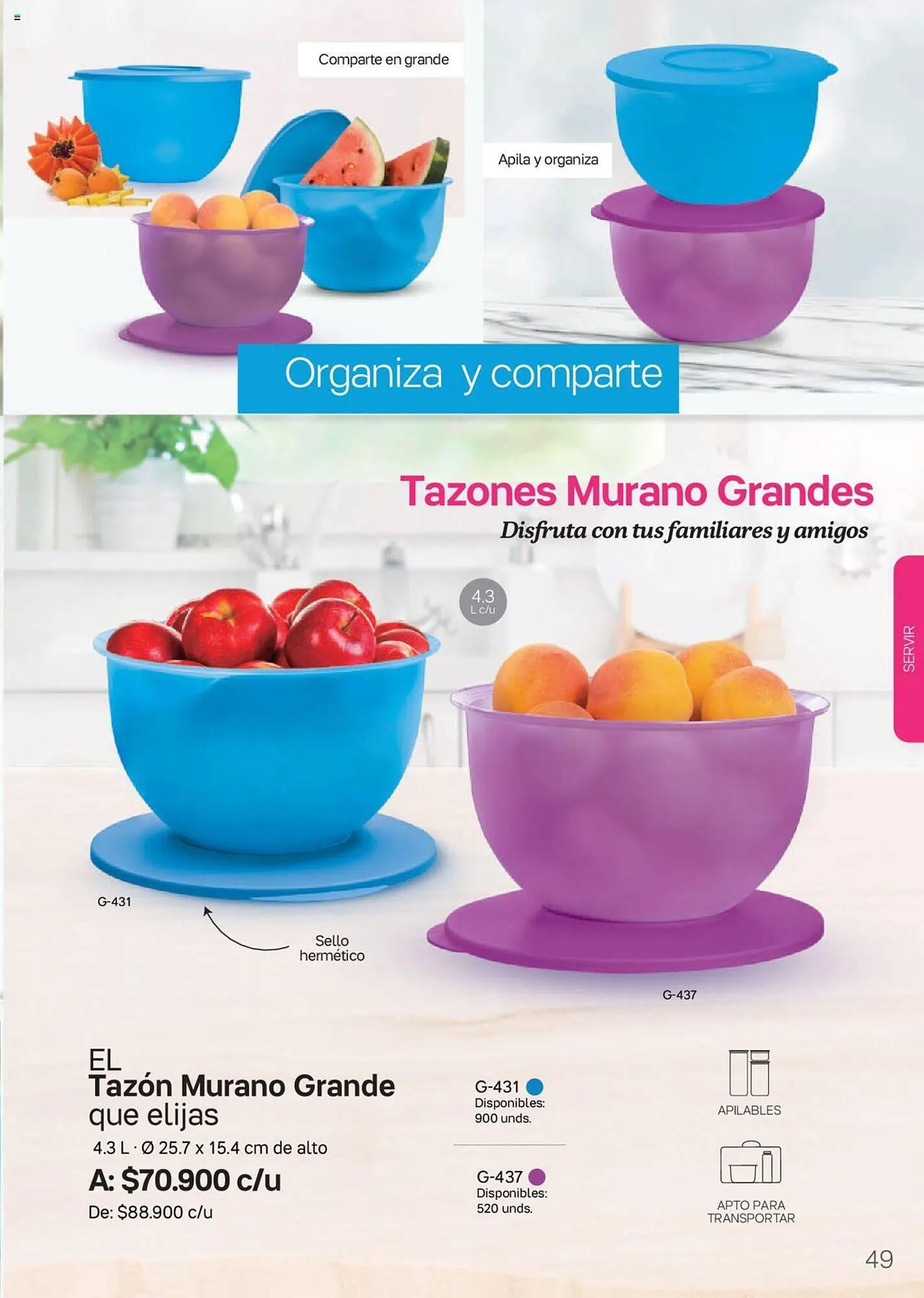 Catalogo de Catálogo Tupperware 6 de octubre al 2 de noviembre 2023 - Pag 49
