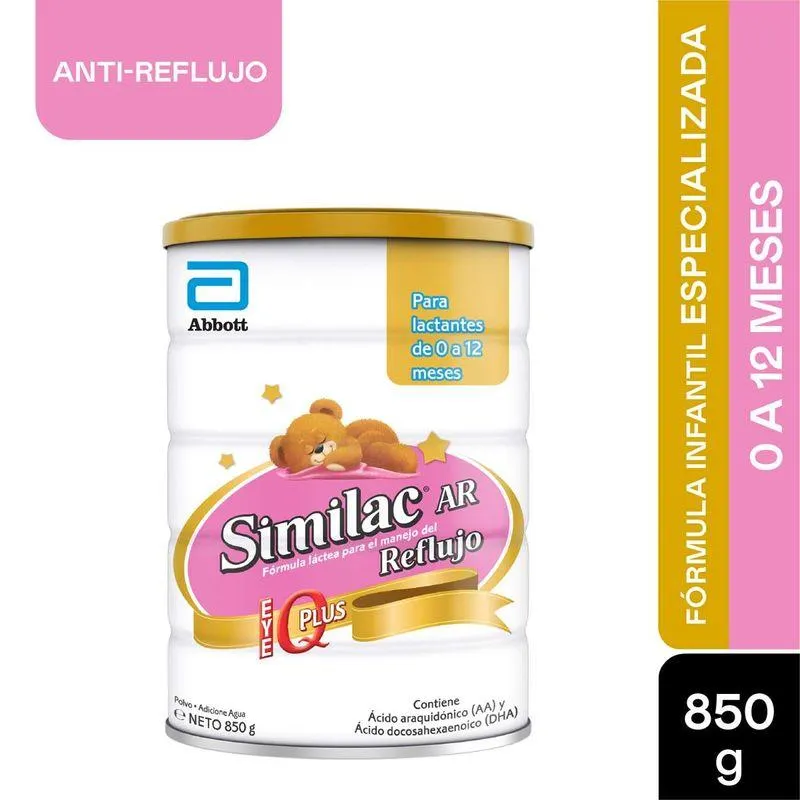 Formula Infantil Similac Ar Lata X 850 Gr