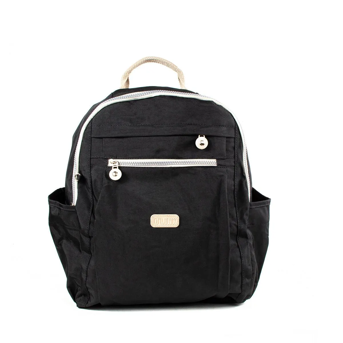 Morral color negro con cierre frontal, para dama
