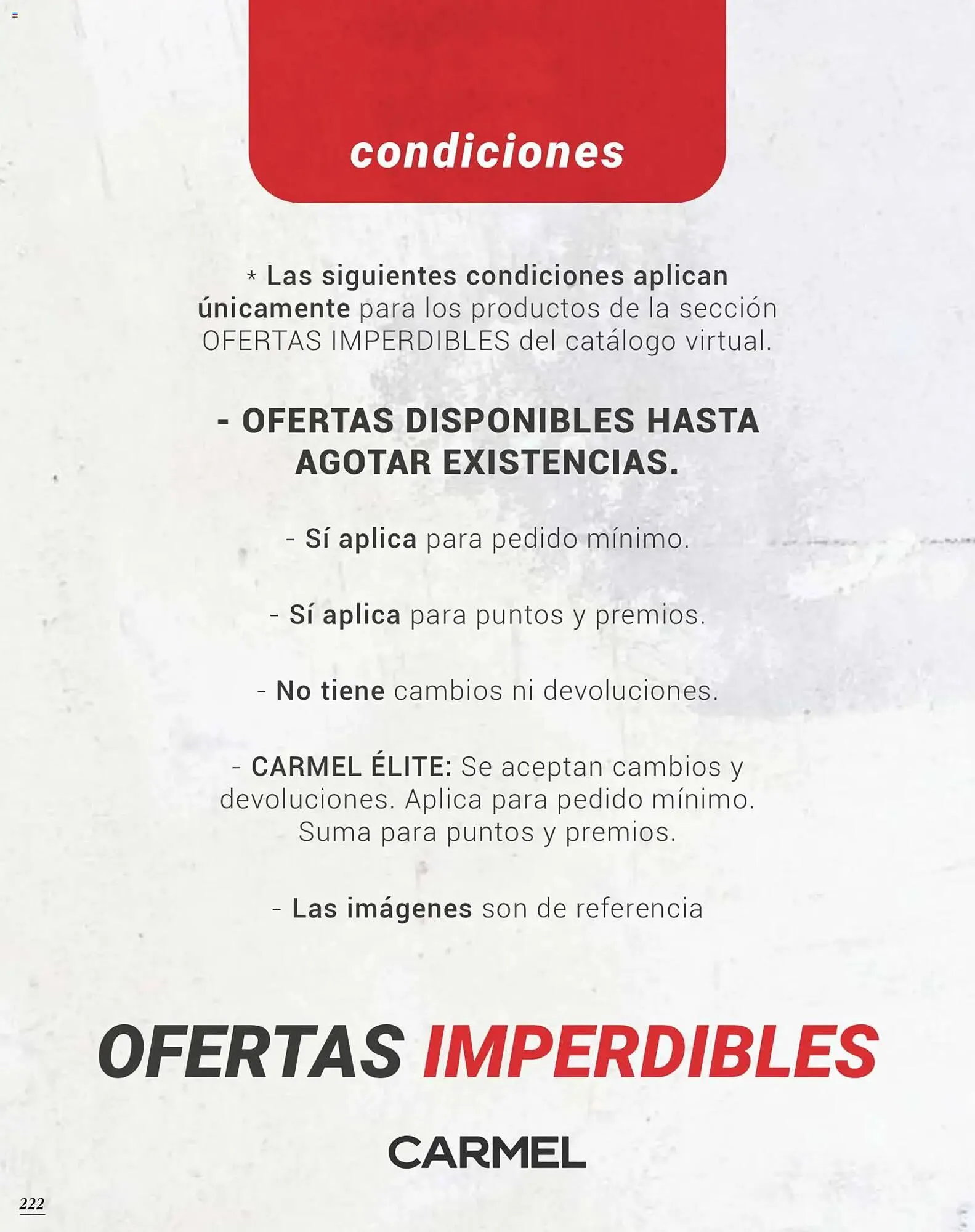 Catalogo de Catálogo Carmel 1 de abril al 30 de abril 2026 - Pag 222