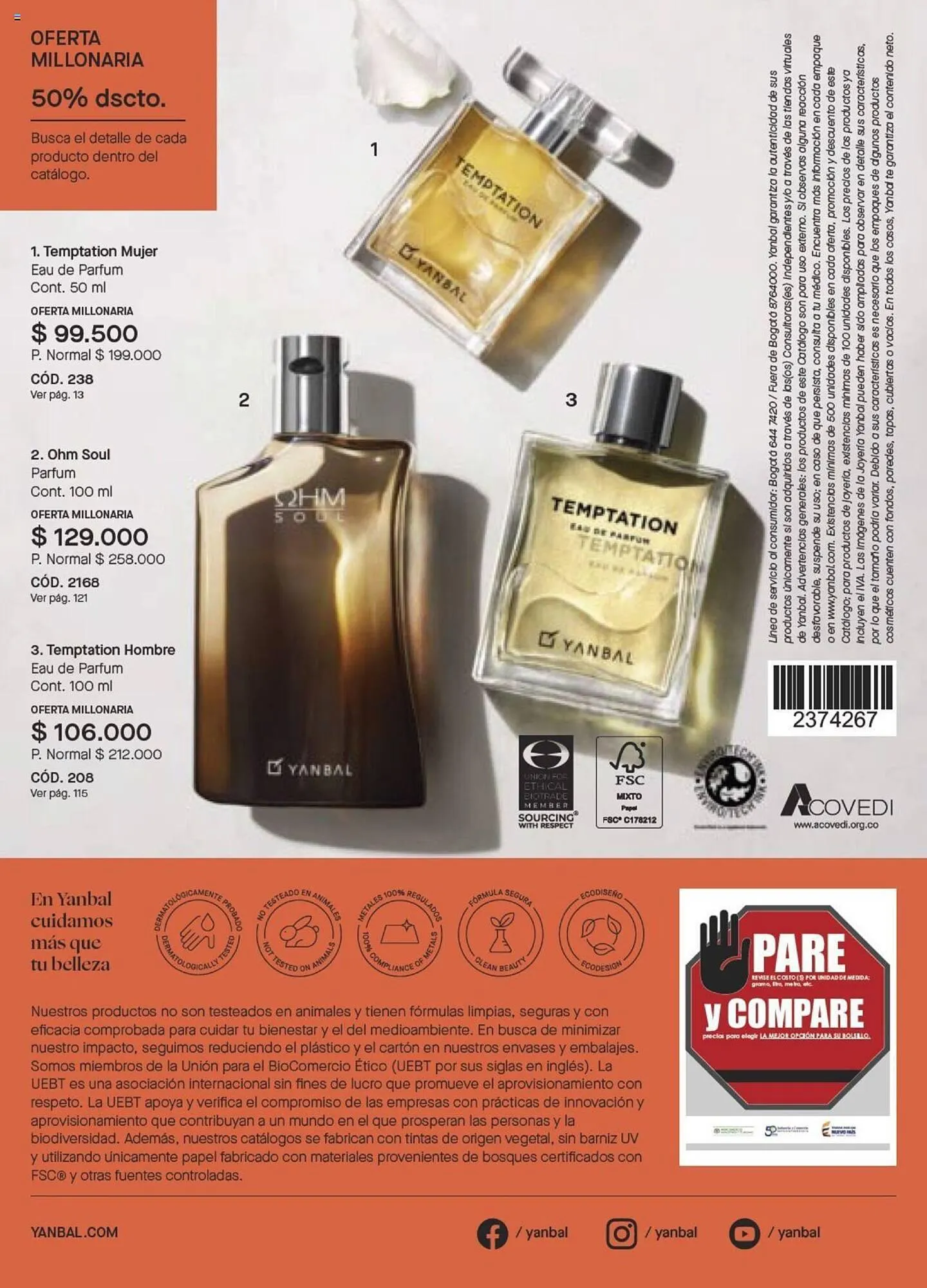 Catalogo de Catálogo Yanbal 12 de agosto al 8 de septiembre 2023 - Pag 134