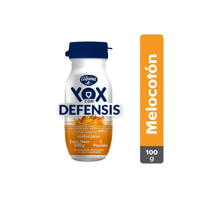 Yox Melocotón Botella 100 g