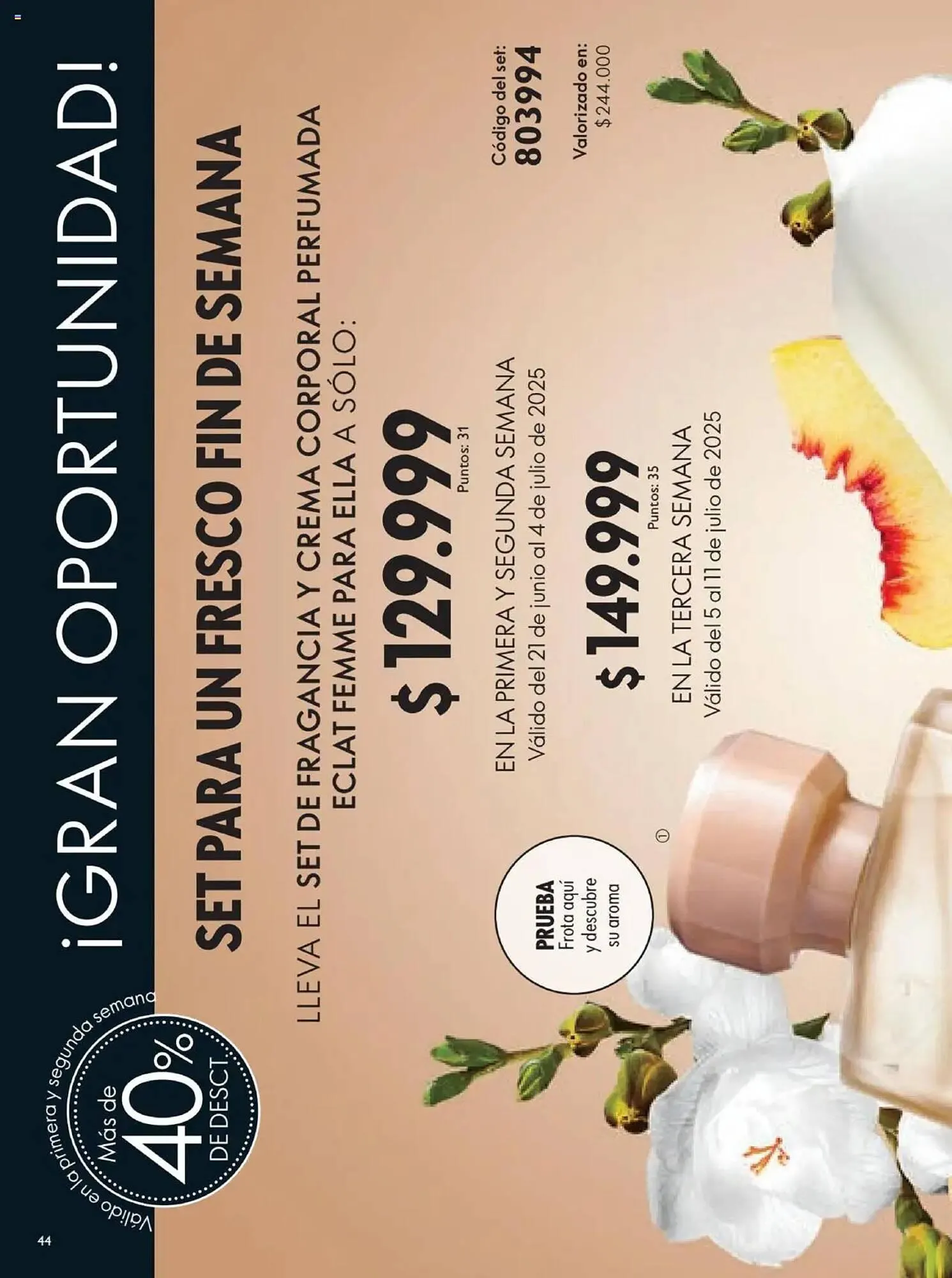 Catalogo de Catálogo Oriflame 21 de junio al 12 de julio 2025 - Pag 44