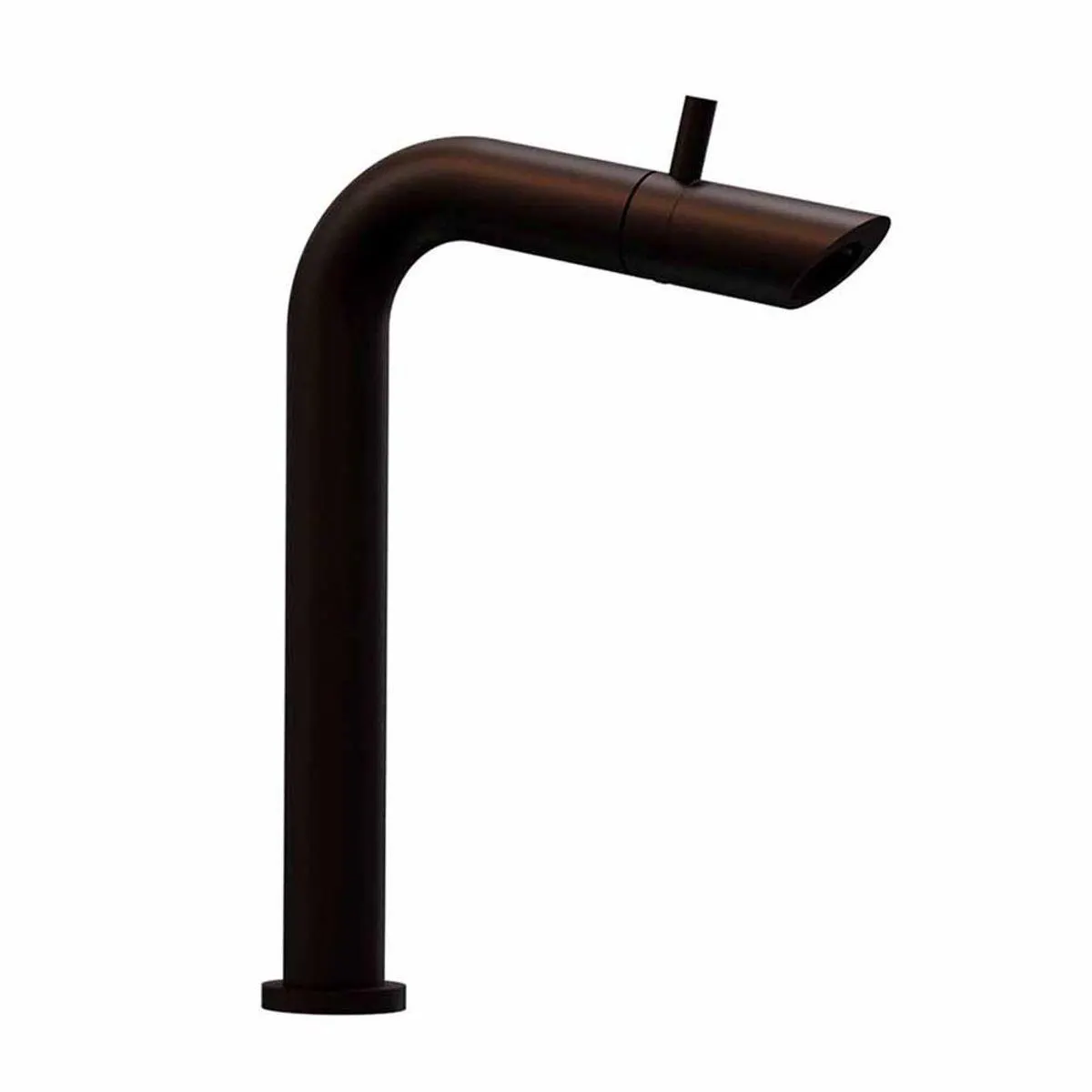 Griferia Lavamanos Alto Push Ebano