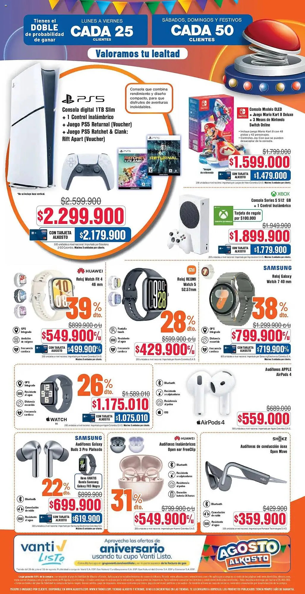 Catalogo de Catálogo Alkosto 28 de julio al 1 de agosto 2025 - Pag 11