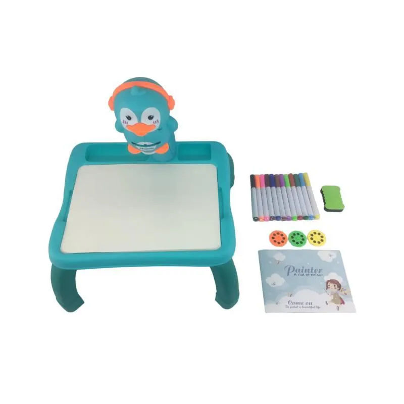 Mesa Tablero Proyector Led Para Dibujar Niños Con Accesorios
