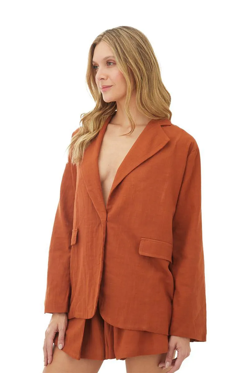 Blazer Terracota para mujer Clem