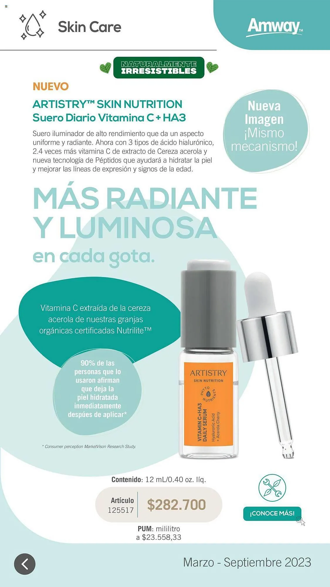 Catalogo de Catálogo Amway 31 de marzo al 1 de septiembre 2023 - Pag 52