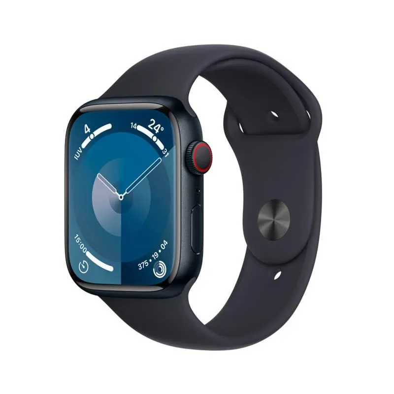 Apple Watch Series 9 (GPS + Celullar) Plata 45mm Correa Talla S/M