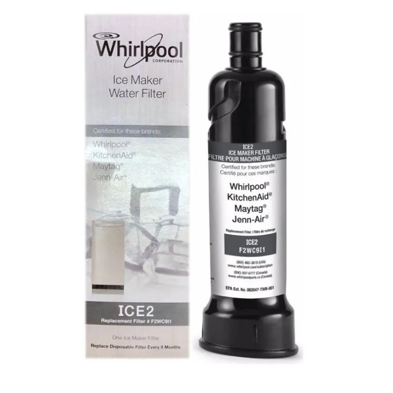 Filtro de agua para Ice Maker KitchenAid Whirlpool.