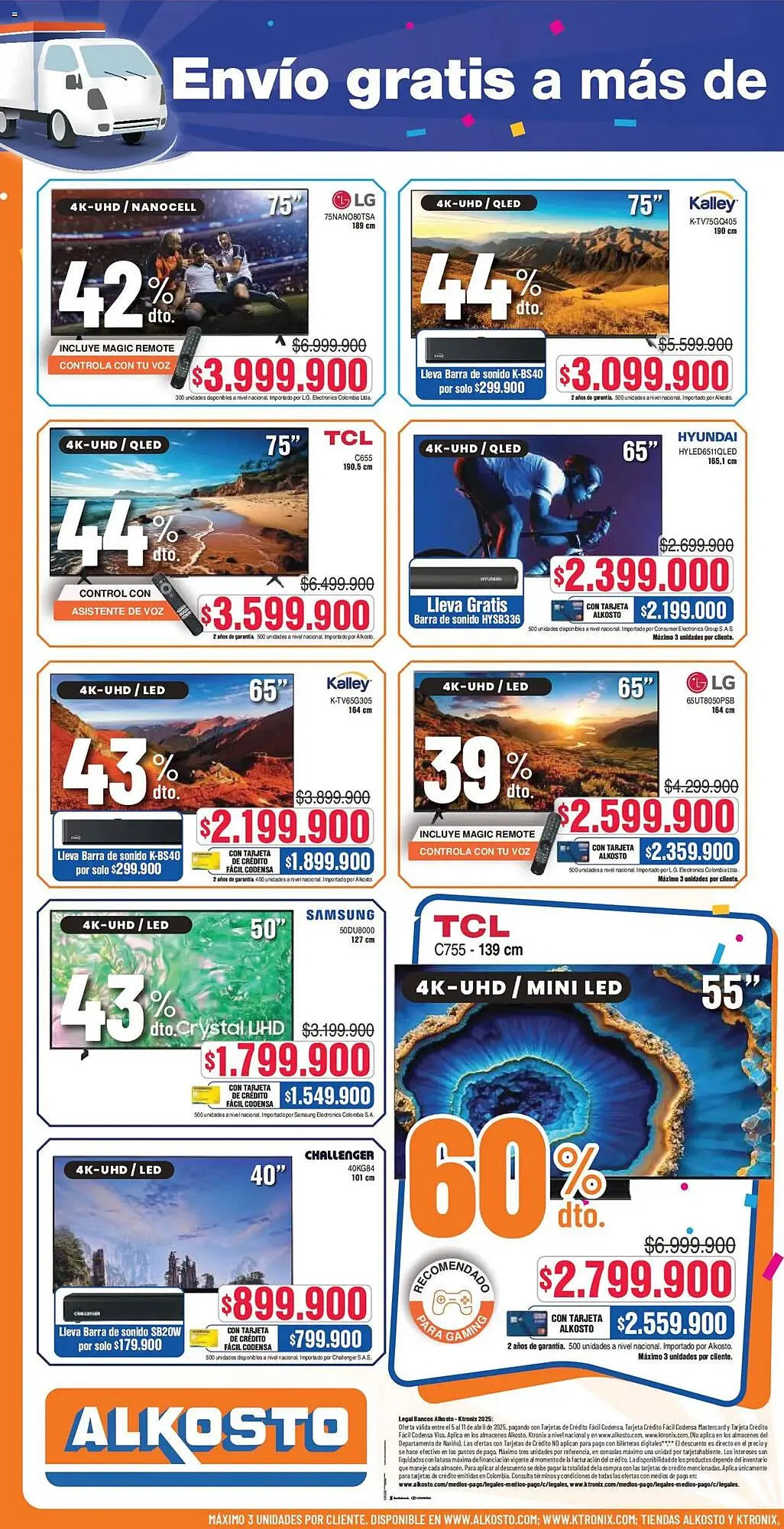 Catalogo de Catálogo Alkosto 6 de abril al 6 de abril 2025 - Pag 2