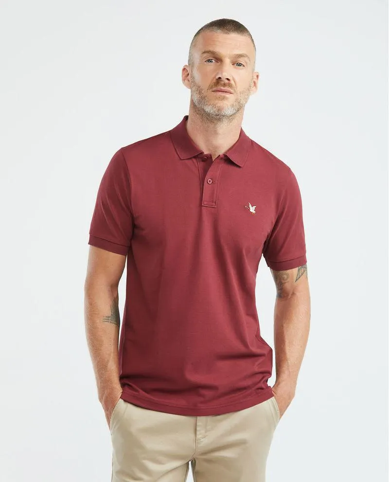 Camiseta de Hombre Tipo Polo, Slim Fit Manga Corta - Piqué 100% Algodón