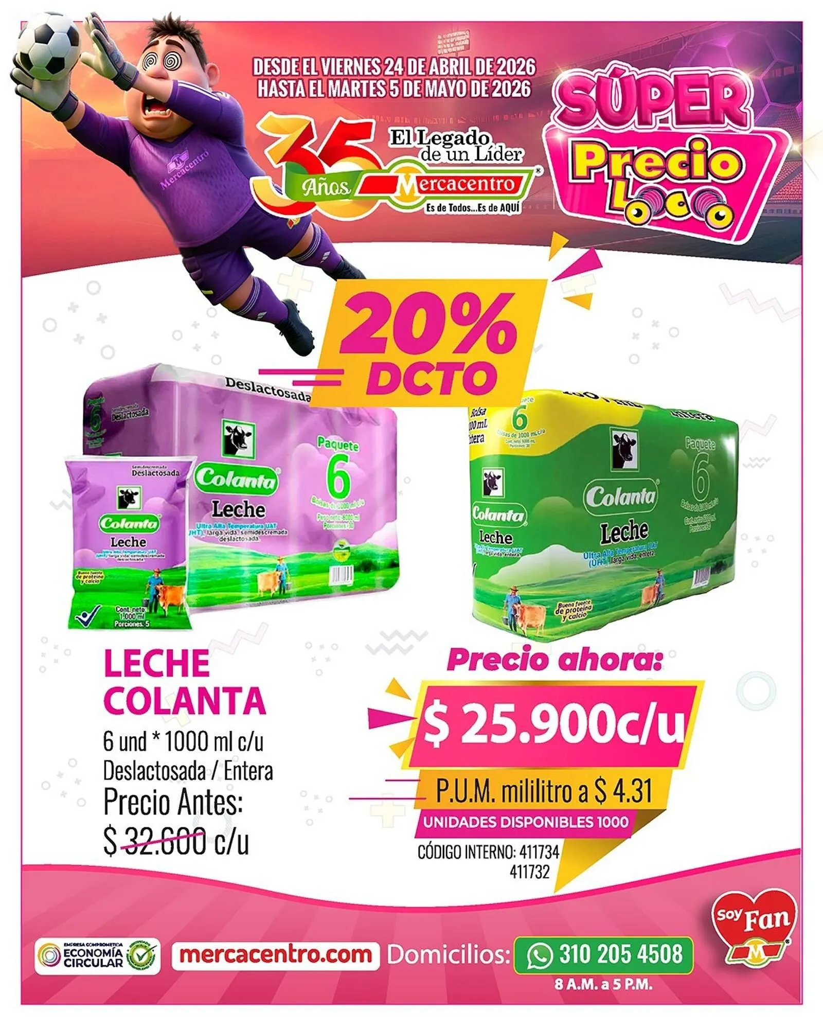 Catalogo de Catálogo MercaCentro 24 de abril al 5 de mayo 2026 - Pag 1