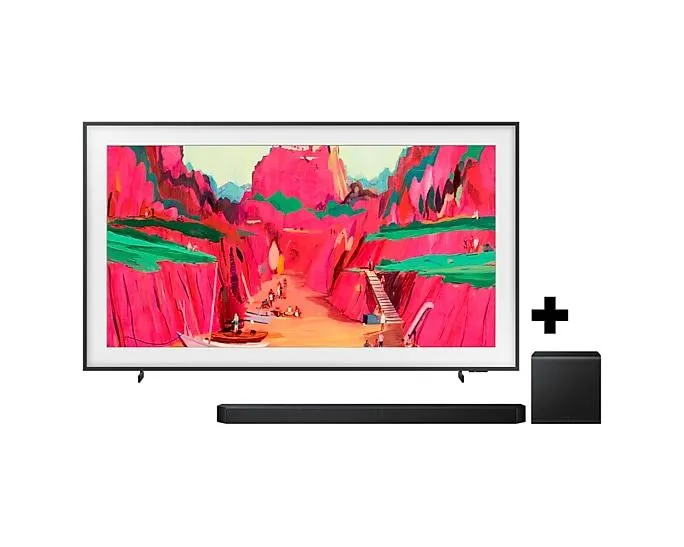 Televisor Smart 75" The Frame Pro 4K LS03FW (2025) + Barra de Sonido HW-QS700F/ZL