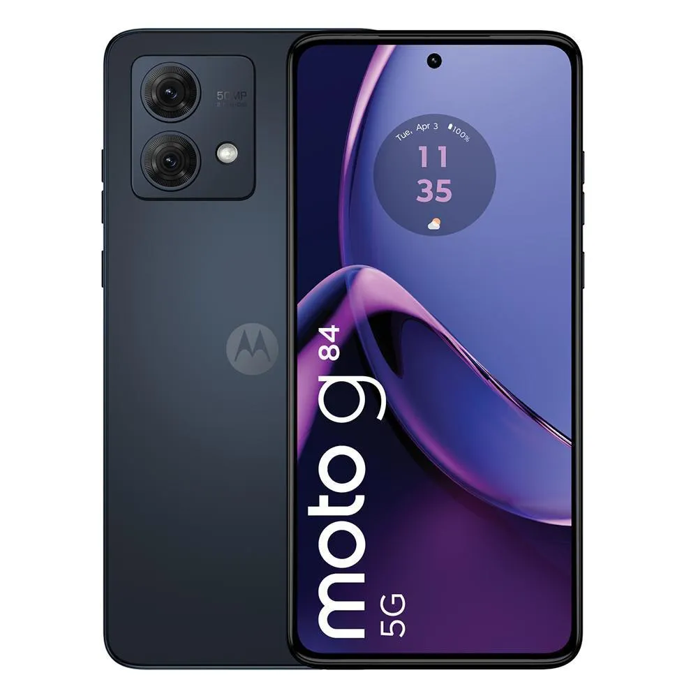 Celular MOTOROLA Moto G84 256 GB 8 GB RAM Negro cargador