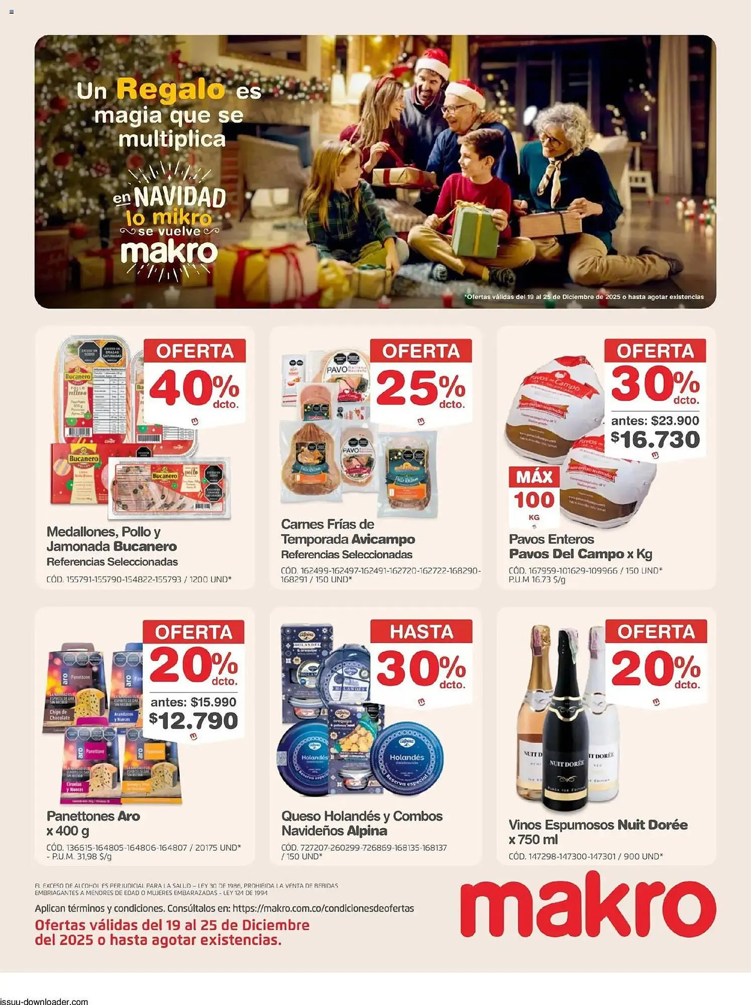 Catalogo de Catálogo Makro 19 de diciembre al 25 de diciembre 2025 - Pag 1