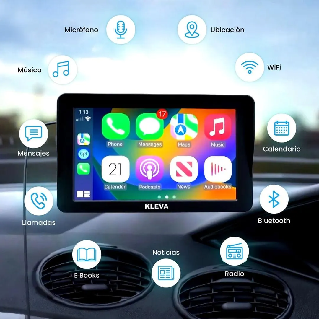 Pantalla Inteligente para Carros - Kleva SmartPlay