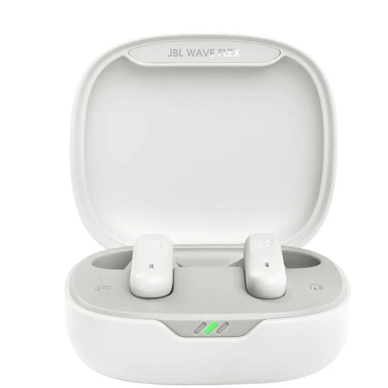 Audifonos Inalambricos Jbl Wave Flex 32h Resistente Agua - BLANCO