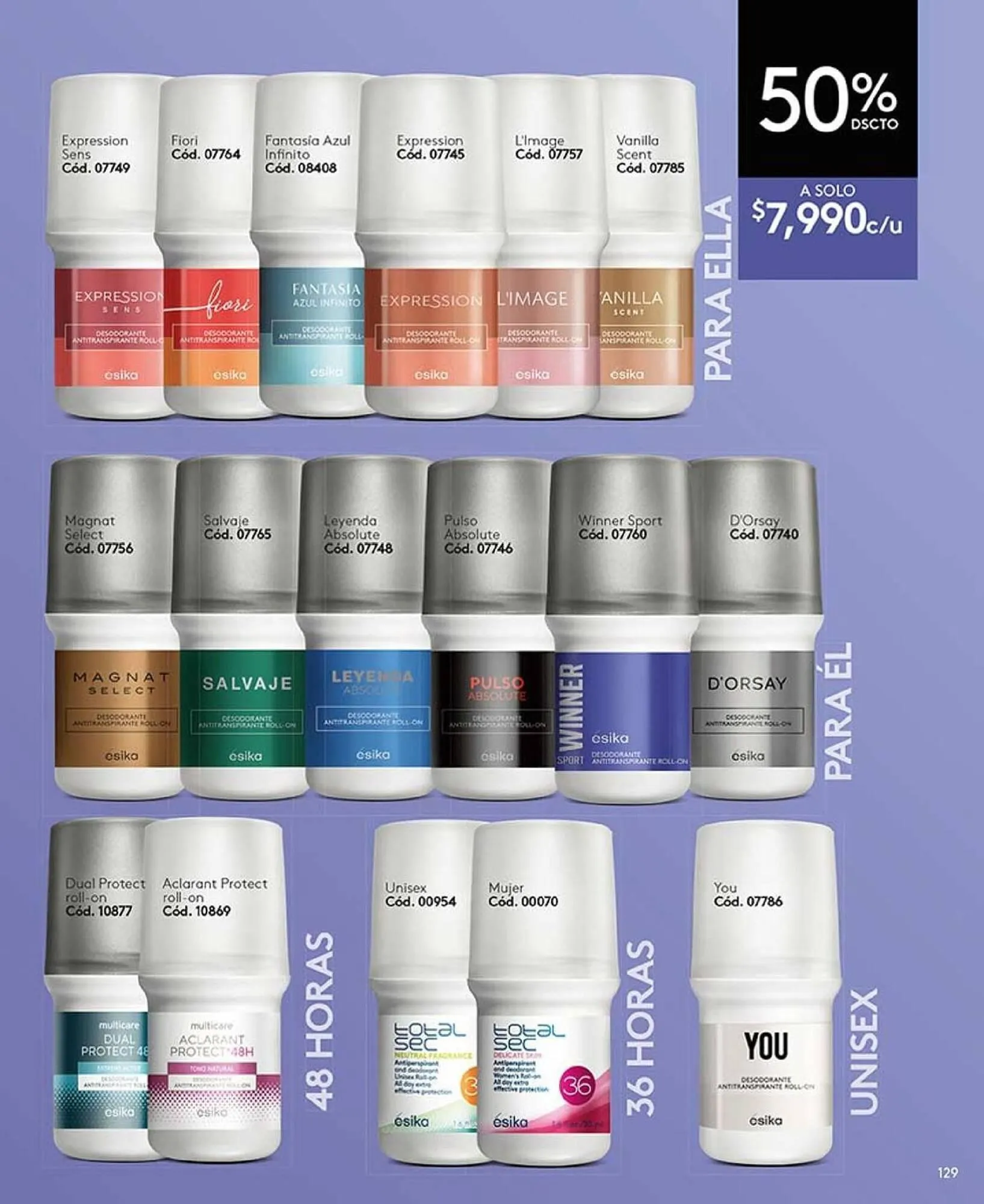 Catalogo de Catálogo Ésika 1 de mayo al 31 de mayo 2026 - Pag 129