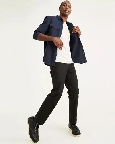 Camisas Dockers x Jon Rose Colección Overshirt Hombre Azules | YJFUA9537
