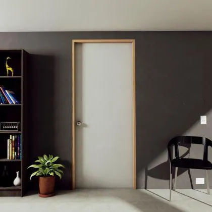 Puerta Lista Pre-Pintada 80x208cm - Ap. Izquierda