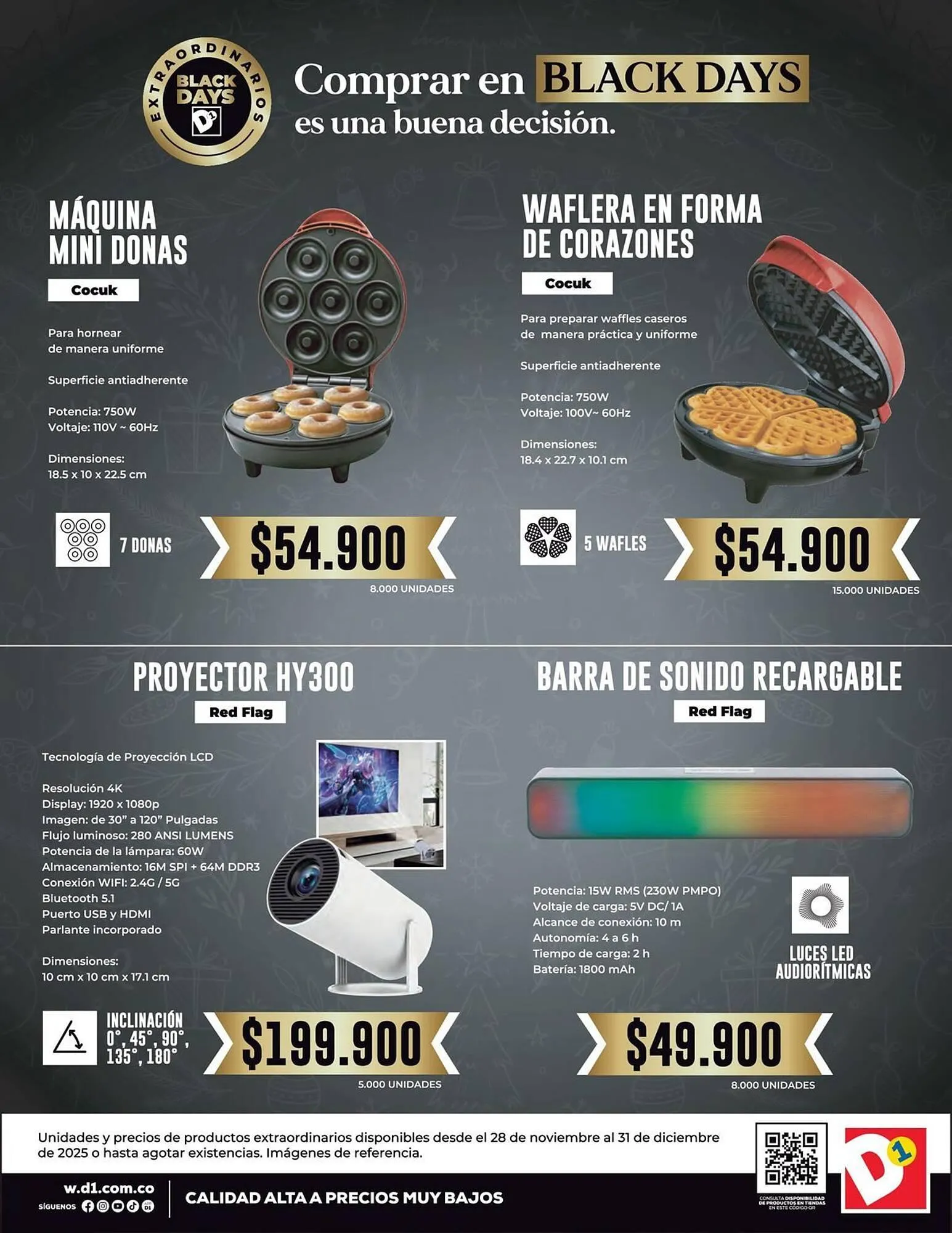 Catalogo de Catálogo Tiendas D1 1 de diciembre al 31 de diciembre 2025 - Pag 3