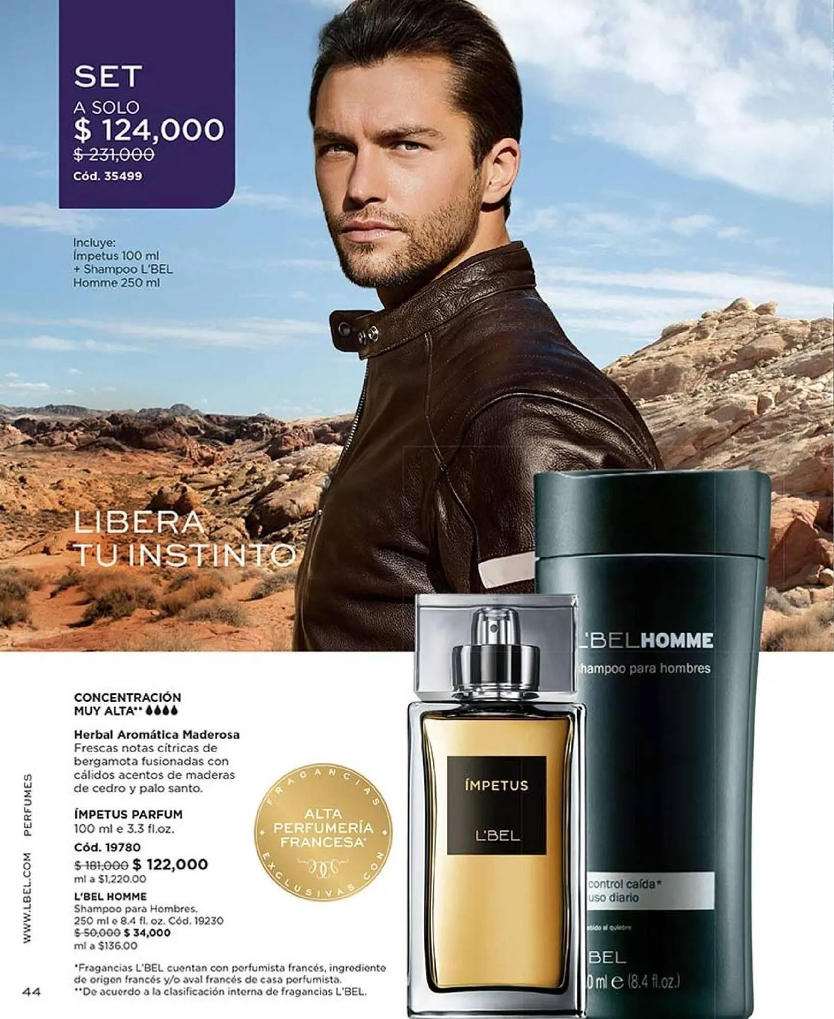 Catalogo de Catálogo L'bel 25 de marzo al 30 de abril 2025 - Pag 44