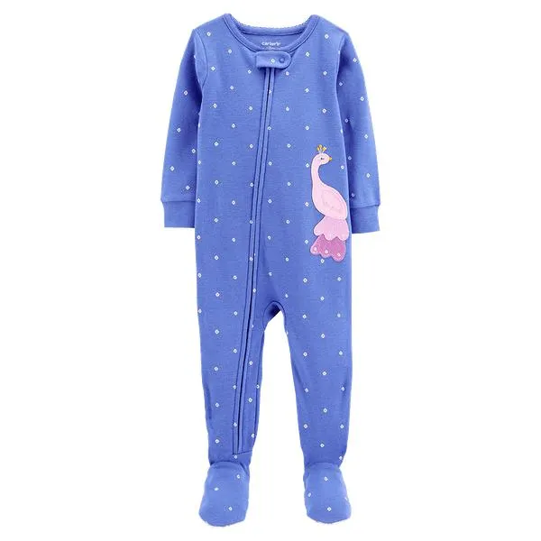 Pijama Enteriza Azul con Puntos Niñas - Carter's