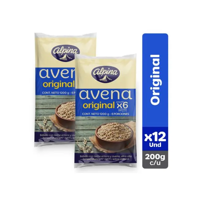 Avena Original x12 Und Bolsa 200 g