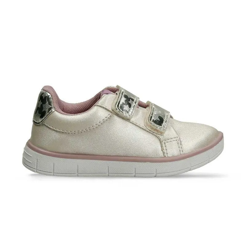 Tenis Casuales Plateado Bubblegummers Piña Niña