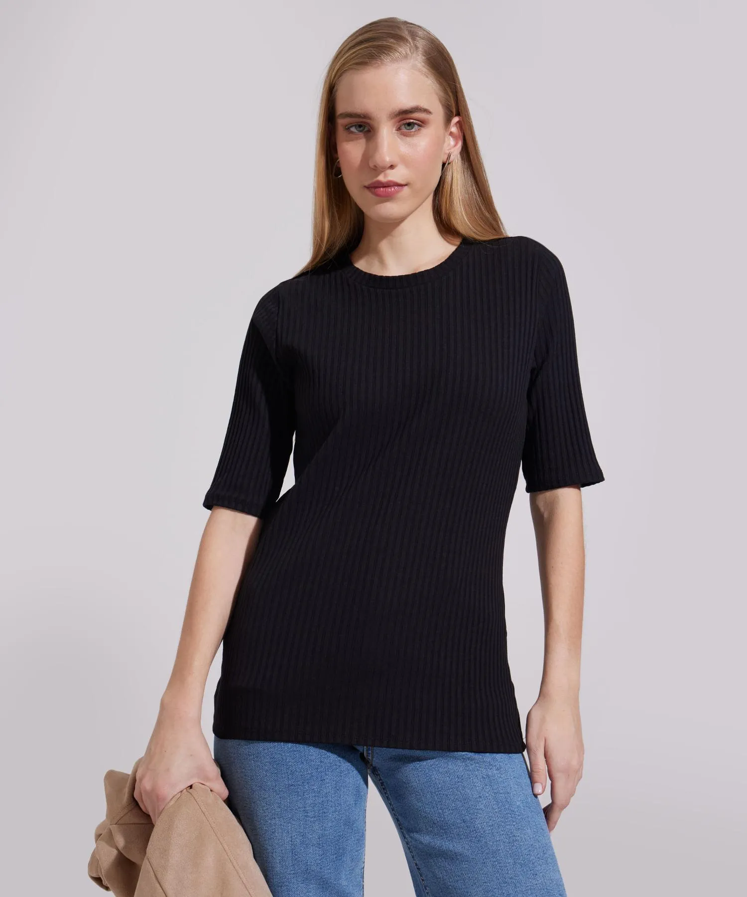 Camiseta Cuello Redondo Manga Corta