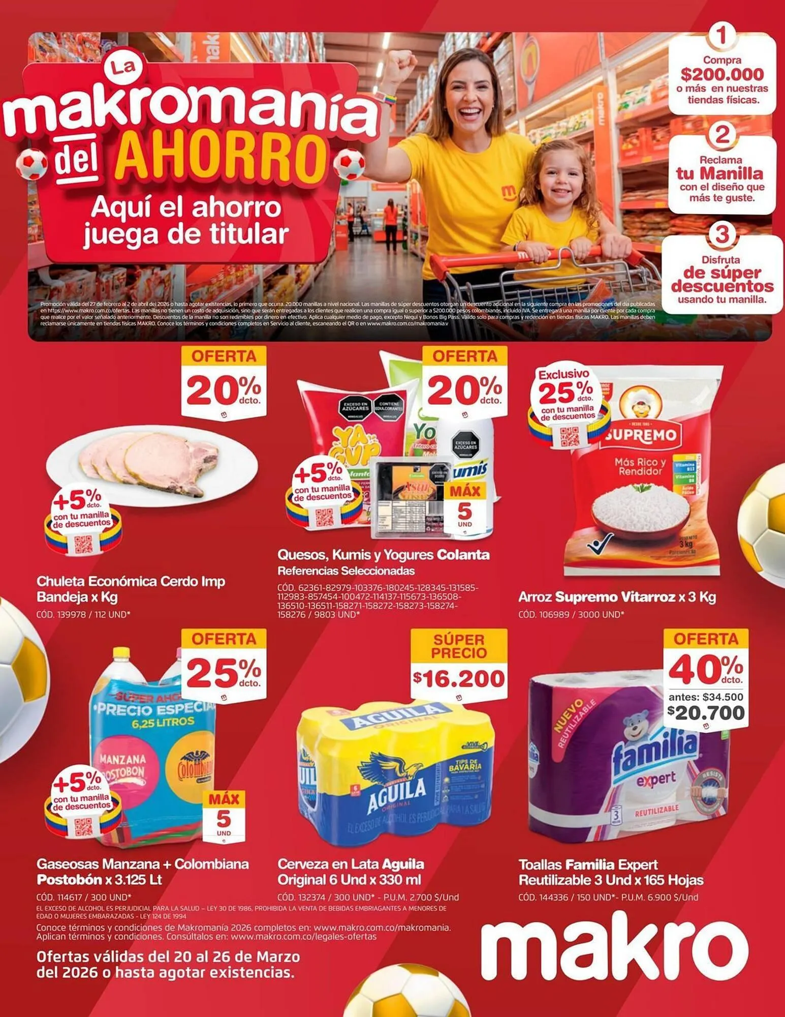 Catalogo de Catálogo Makro 20 de marzo al 26 de marzo 2026 - Pag 1