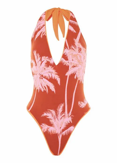 Vibrant Orange Tica Classic One Piece