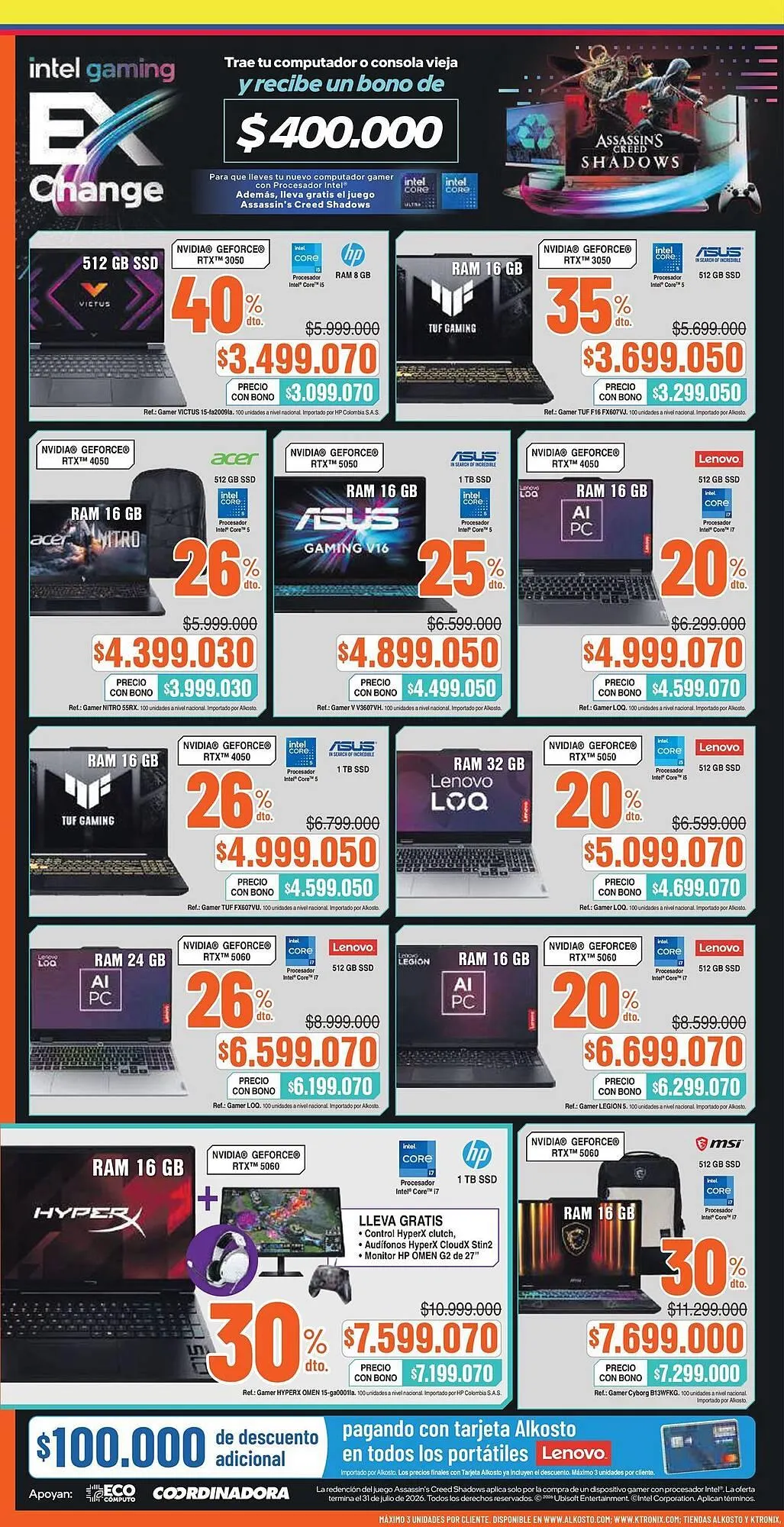 Catalogo de Catálogo Alkosto 4 de julio al 10 de julio 2026 - Pag 10