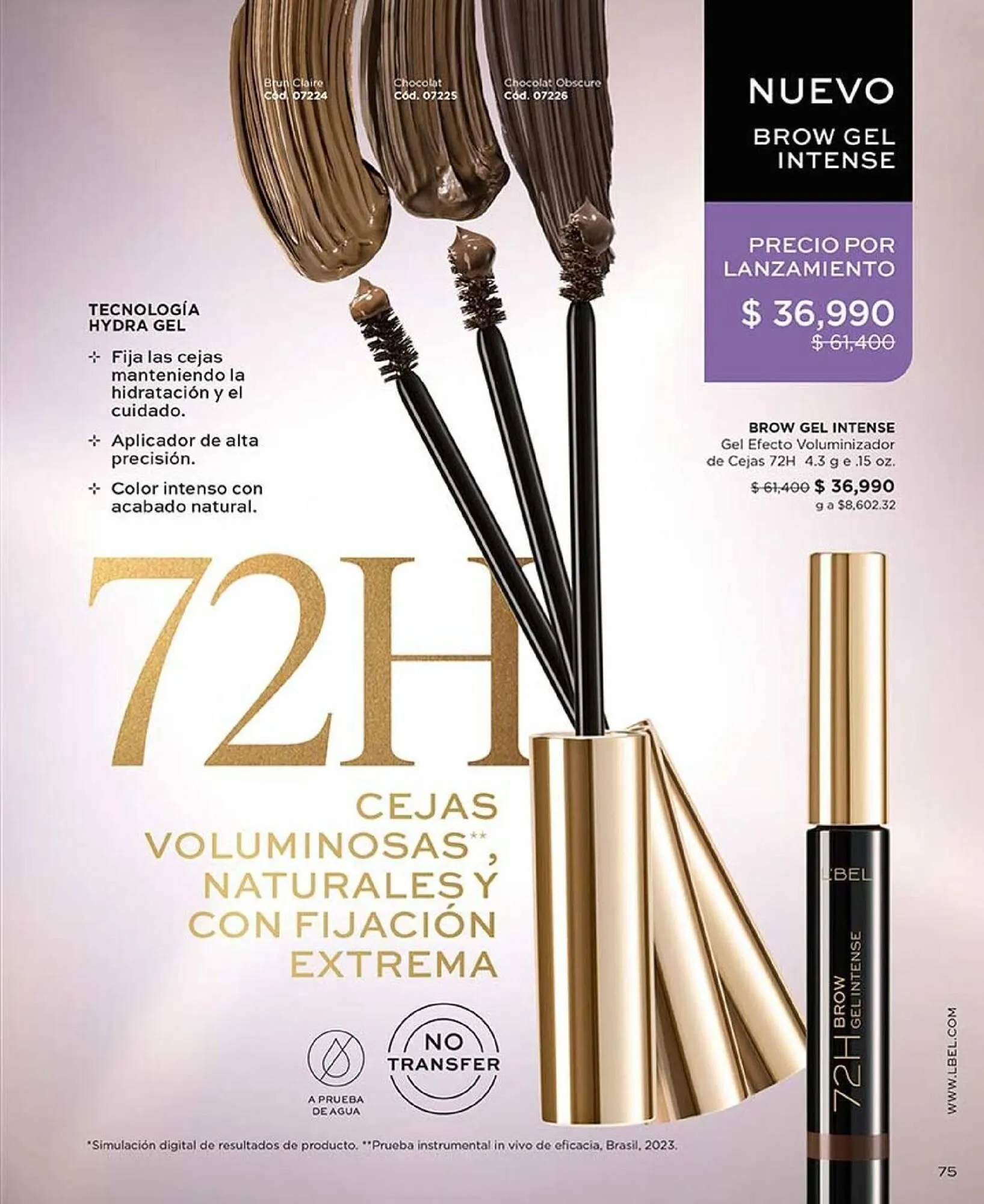 Catalogo de Catálogo L'bel 25 de marzo al 30 de abril 2025 - Pag 75