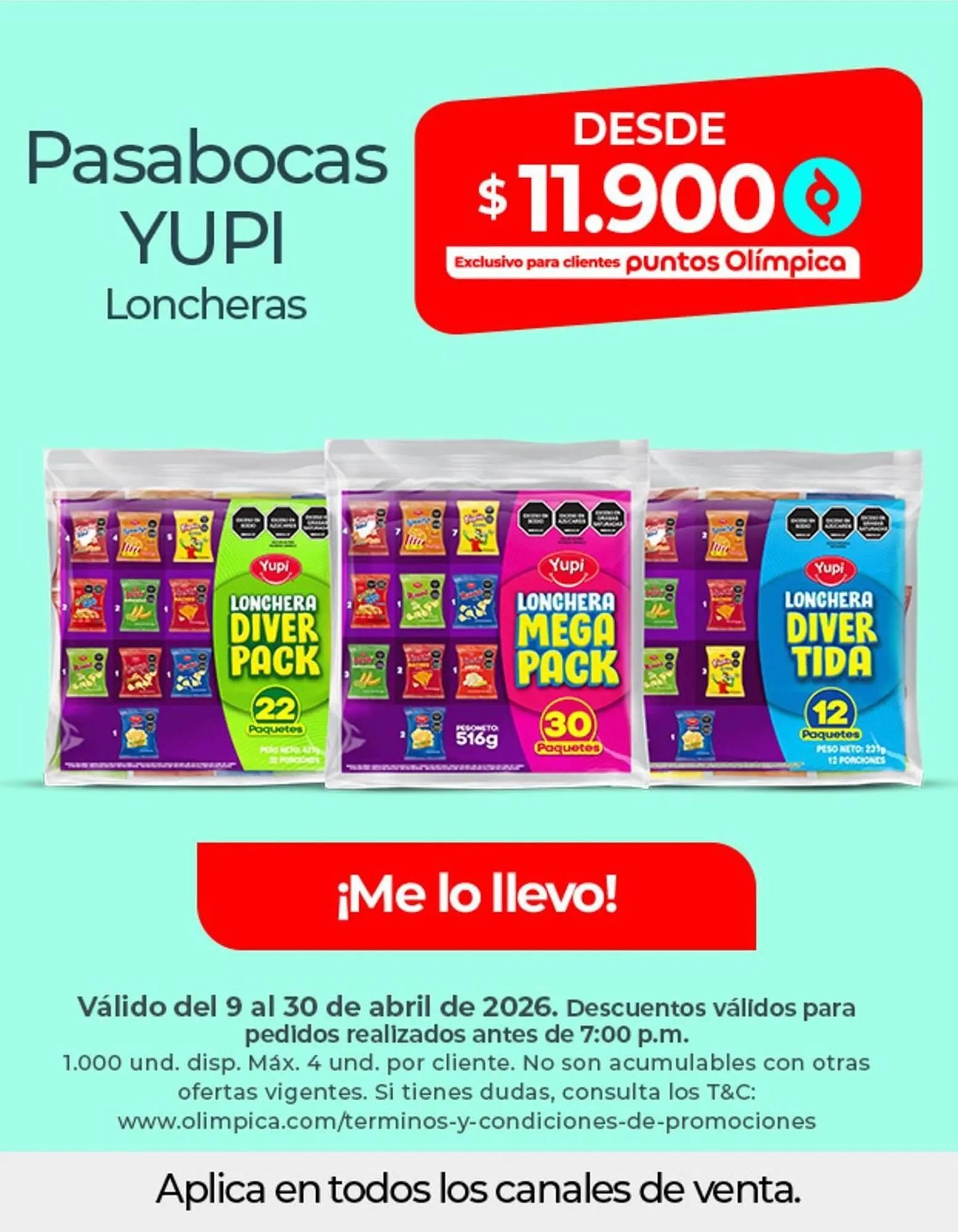 Catalogo de Catálogo Olímpica 9 de abril al 30 de abril 2026 - Pag 1