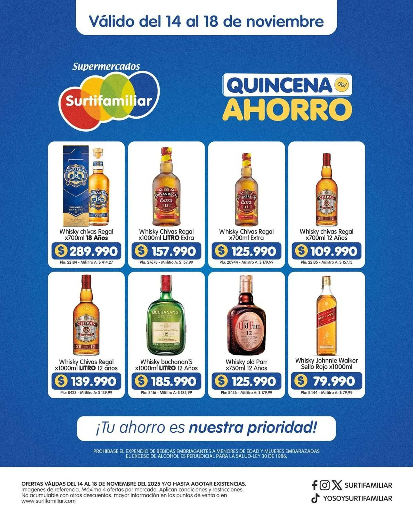 Catalogo de Catálogo Surtifamiliar 14 de noviembre al 18 de noviembre 2025 - Pag 1