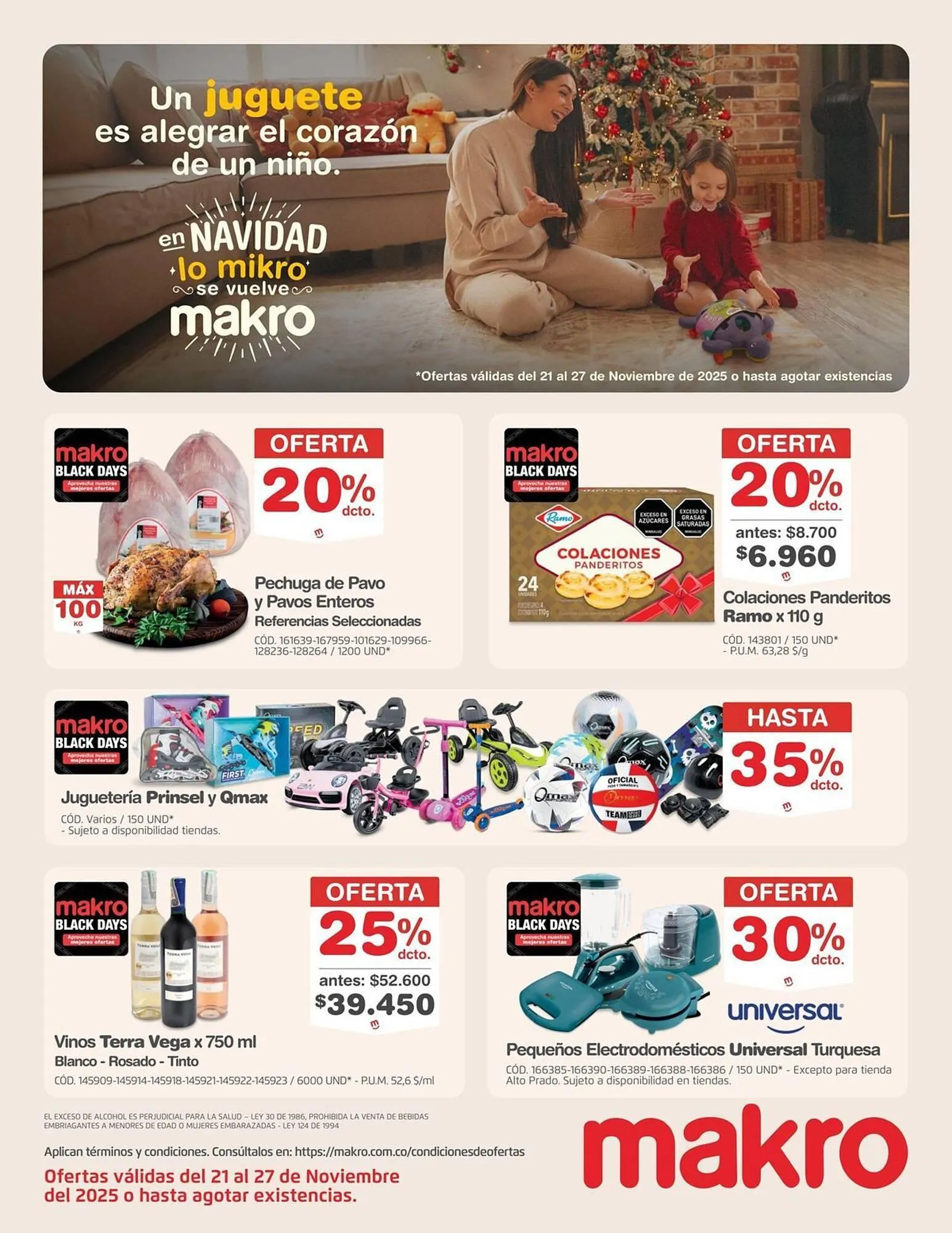 Catalogo de Catálogo Makro 21 de noviembre al 27 de noviembre 2025 - Pag 1